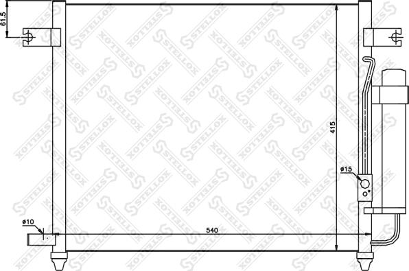 Stellox 10-40173-SX - Intercooler autozon.pro