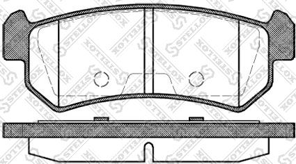 Stellox 1059 000-SX - Kit pastiglie freno, Freno a disco autozon.pro