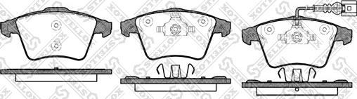 Stellox 1056 001-SX - Kit pastiglie freno, Freno a disco autozon.pro