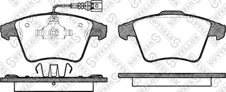 Stellox 1056 011-SX - Kit pastiglie freno, Freno a disco autozon.pro