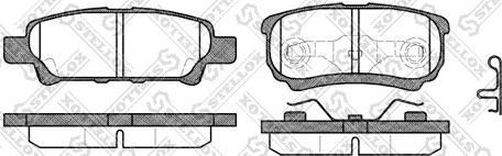 Stellox 1062 002-SX - Kit pastiglie freno, Freno a disco autozon.pro