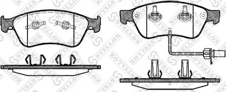 Stellox 1067 002-SX - Kit pastiglie freno, Freno a disco autozon.pro