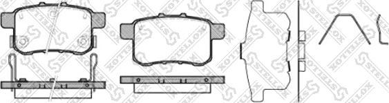 Stellox 1002 000-SX - Kit pastiglie freno, Freno a disco autozon.pro