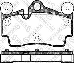 Stellox 1007 000-SX - Kit pastiglie freno, Freno a disco autozon.pro