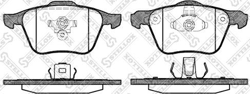 Stellox 1081 000-SX - Kit pastiglie freno, Freno a disco autozon.pro