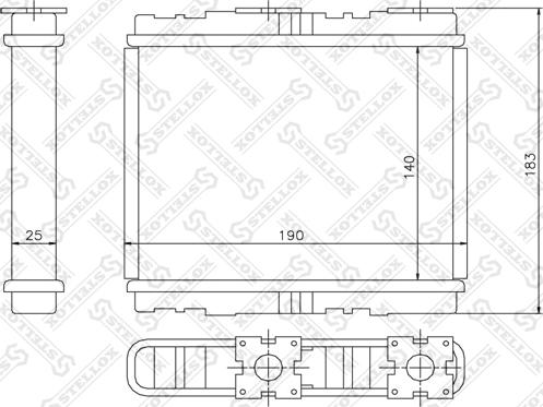 Stellox 10-35094-SX - Scambiatore calore, Riscaldamento abitacolo autozon.pro