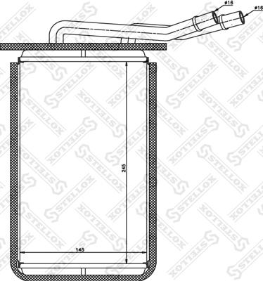 Stellox 10-35093-SX - Scambiatore calore, Riscaldamento abitacolo autozon.pro