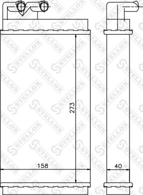 Stellox 10-35001-SX - Scambiatore calore, Riscaldamento abitacolo autozon.pro