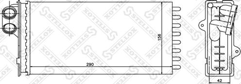 Stellox 10-35002-SX - Scambiatore calore, Riscaldamento abitacolo autozon.pro