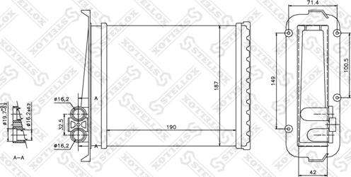 Stellox 10-35023-SX - Scambiatore calore, Riscaldamento abitacolo autozon.pro