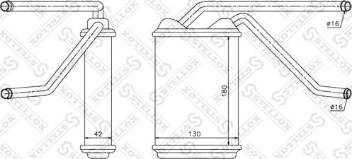 Stellox 10-35104-SX - Scambiatore calore, Riscaldamento abitacolo autozon.pro