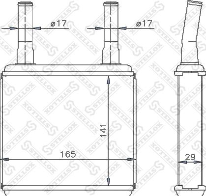 Stellox 10-35113-SX - Scambiatore calore, Riscaldamento abitacolo autozon.pro