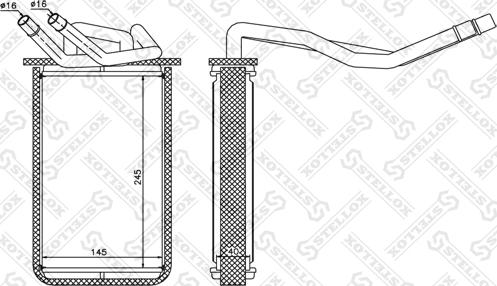 Stellox 10-35134-SX - Scambiatore calore, Riscaldamento abitacolo autozon.pro