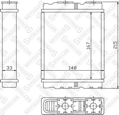 Stellox 10-35136-SX - Scambiatore calore, Riscaldamento abitacolo autozon.pro