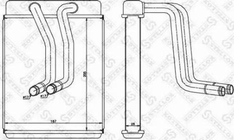 Stellox 10-35241-SX - Scambiatore calore, Riscaldamento abitacolo autozon.pro