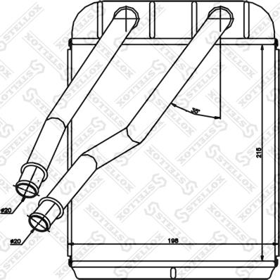 Stellox 10-35205-SX - Scambiatore calore, Riscaldamento abitacolo autozon.pro