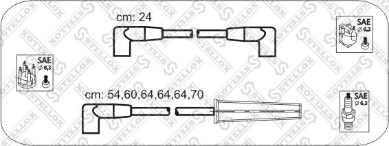 Stellox 10-38413-SX - Kit cavi accensione autozon.pro