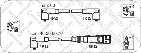 Stellox 10-38338-SX - Kit cavi accensione autozon.pro