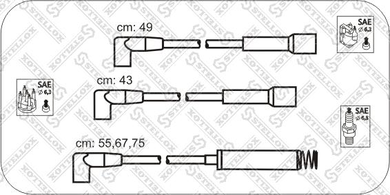 Stellox 10-32311-SX - Kit cavi accensione autozon.pro