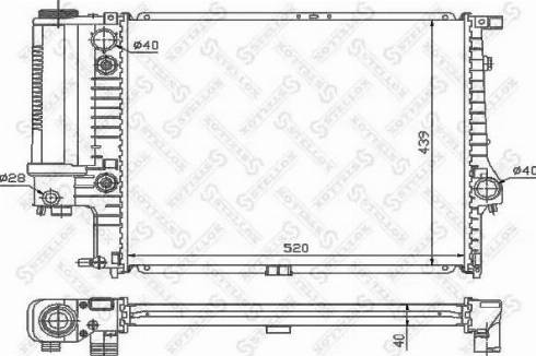 Stellox 10-25552-SX - Radiatore, Raffreddamento motore autozon.pro