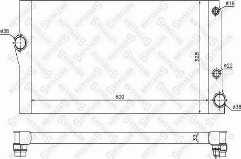 Stellox 10-25577-SX - Radiatore, Raffreddamento motore autozon.pro