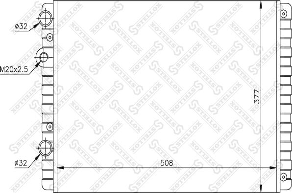 Stellox 10-26418-SX - Radiatore, Raffreddamento motore autozon.pro