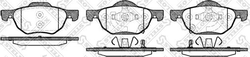 Stellox 1079 002-SX - Kit pastiglie freno, Freno a disco autozon.pro