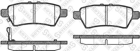 Stellox 1199 001-SX - Kit pastiglie freno, Freno a disco autozon.pro