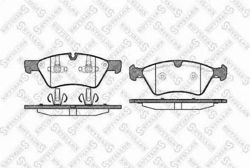 Stellox 1190 000L-SX - Kit pastiglie freno, Freno a disco autozon.pro