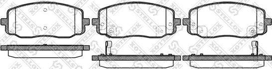 Stellox 1144 002-SX - Kit pastiglie freno, Freno a disco autozon.pro