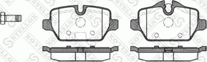 Stellox 1143 000-SX - Kit pastiglie freno, Freno a disco autozon.pro