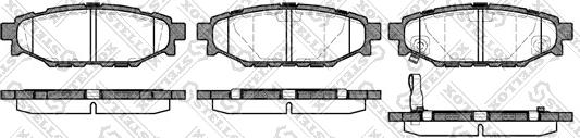 Stellox 1147 001L-SX - Kit pastiglie freno, Freno a disco autozon.pro