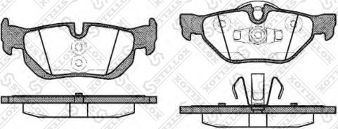 Stellox 1156 000-SX - Kit pastiglie freno, Freno a disco autozon.pro