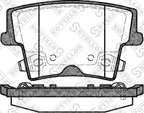 Stellox 1138 008-SX - Kit pastiglie freno, Freno a disco autozon.pro