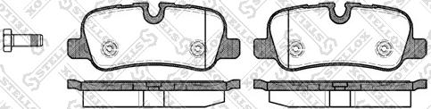 Stellox 1170 000-SX - Kit pastiglie freno, Freno a disco autozon.pro