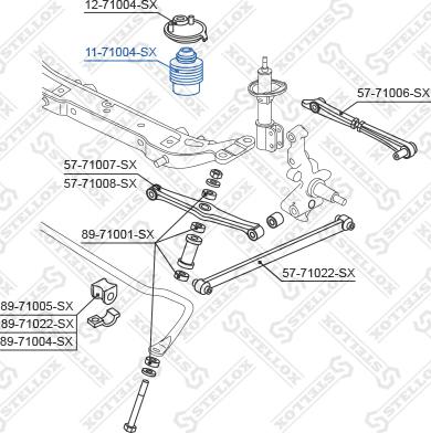 Stellox 11-71004-SX - Tampone paracolpo, Sospensione autozon.pro