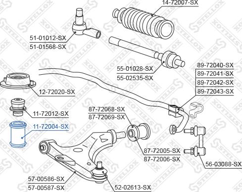 Stellox 11-72004-SX - Parapolvere, Ammortizzatore autozon.pro