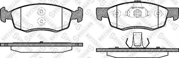 Stellox 183 032-SX - Kit pastiglie freno, Freno a disco autozon.pro