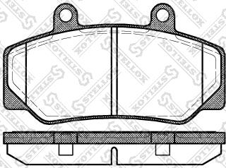 Stellox 187 020-SX - Kit pastiglie freno, Freno a disco autozon.pro