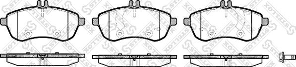 Stellox 1312 000-SX - Kit pastiglie freno, Freno a disco autozon.pro