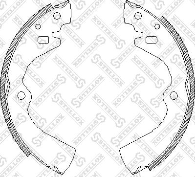 Stellox 138 100-SX - Kit ganasce freno autozon.pro