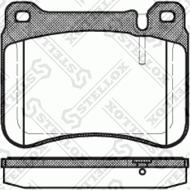 Stellox 1204 000-SX - Kit pastiglie freno, Freno a disco autozon.pro