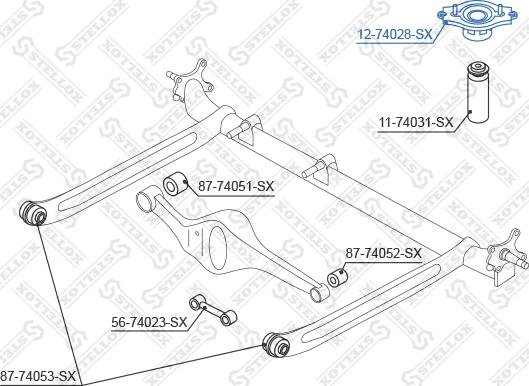 Stellox 12-74028-SX - Supporto ammortizzatore a molla autozon.pro