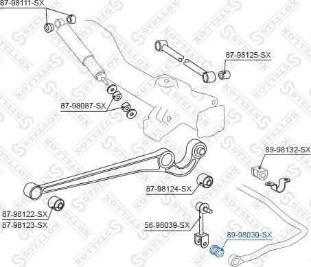 Stellox 89-98030-SX - Bronzina cuscinetto, Barra stabilizzatrice autozon.pro