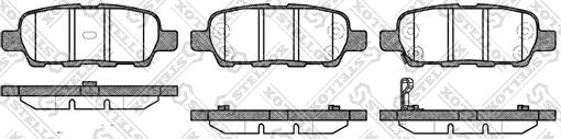 Stellox 890 012L-SX - Kit pastiglie freno, Freno a disco autozon.pro