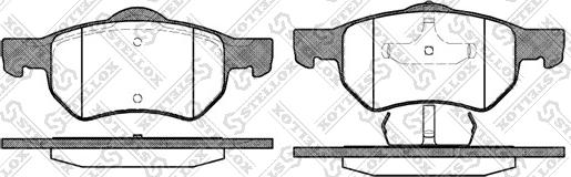 Stellox 893 000-SX - Kit pastiglie freno, Freno a disco autozon.pro