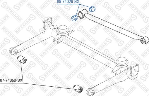 Stellox 89-74026-SX - Supporto, Braccio oscillante autozon.pro