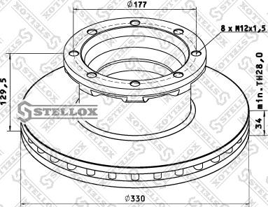 Stellox 85-00801-SX - Discofreno autozon.pro