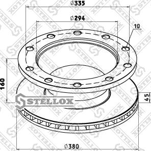 Stellox 85-00807-SX - Discofreno autozon.pro