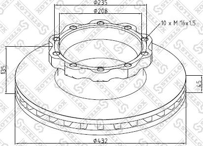 Stellox 85-00821-SX - Discofreno autozon.pro